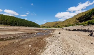 dried up river