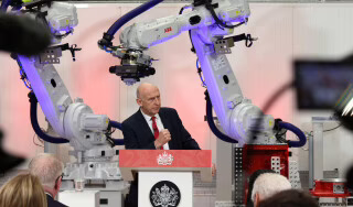 John Healey speaking